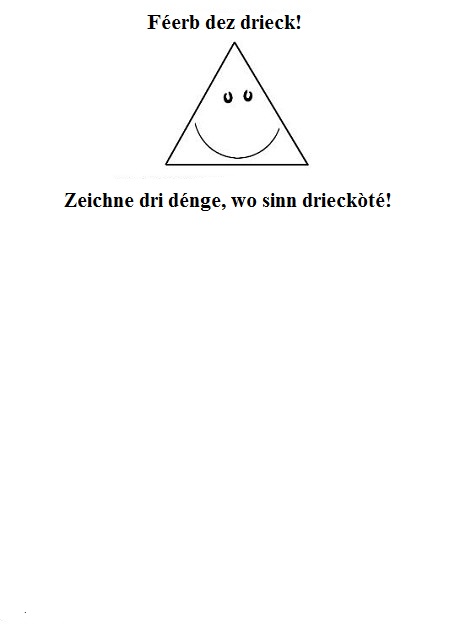 Bild anzeigen Dreieck - Übung