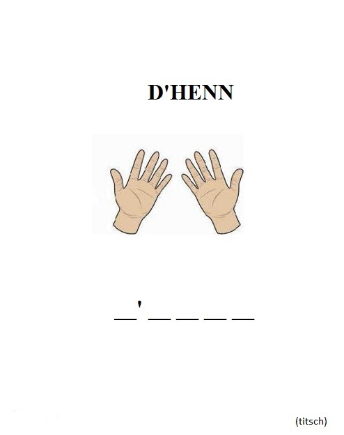 Bild anzeigen Hände - Rechtschreibübung