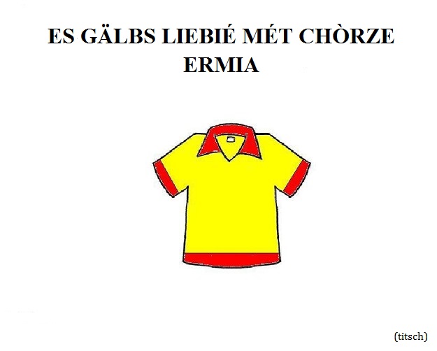 Visualizza immagine maglietta gialla e rossa