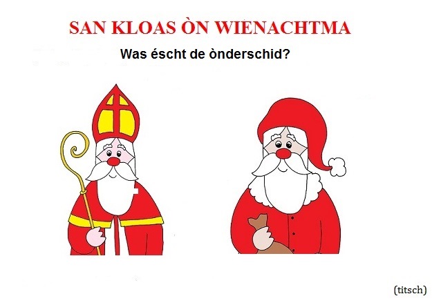 Bild anzeigen Weinhnachtsmann und Nikolaus - Übung